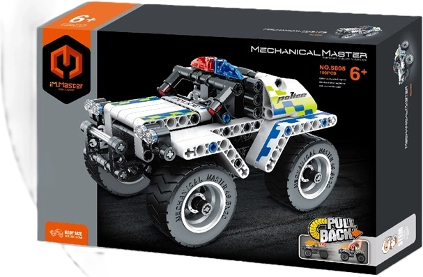Mechanical Master kit di costruzioni jeep della polizia 199 pezzi