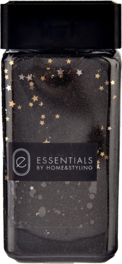 Sabbia decorativa glitter nera 500 g