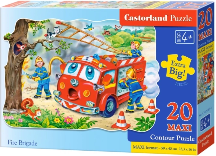 Puzzle MAXI per bambini Vigili del fuoco