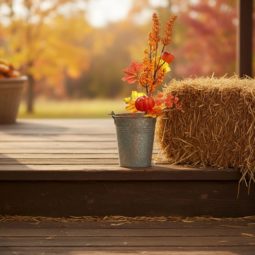 Ramo decorativo autunnale con bacche, 62 cm - 1 pezzo