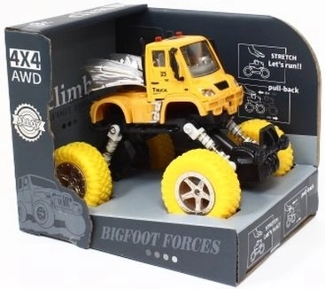 Macchinina fuoristrada 4x4 in metallo con sospensioni