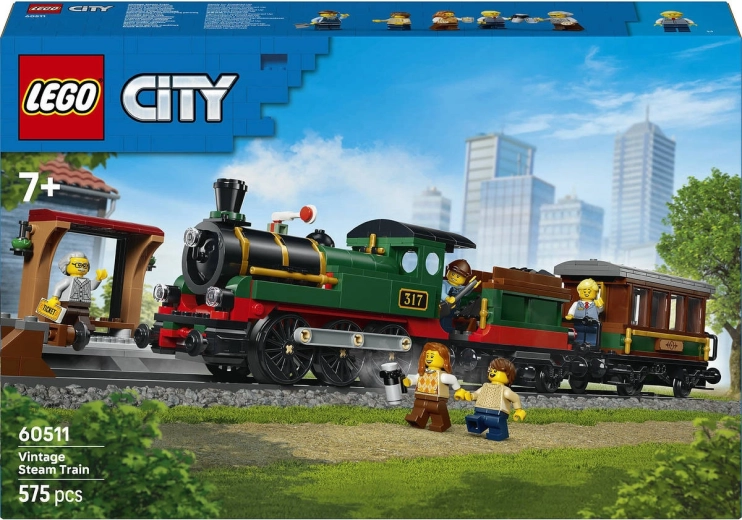 LEGO City Treno retrò con locomotiva a vapore
