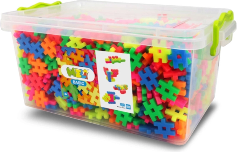 Set di costruzioni MELI Neon Basic Edu – 1200 pezzi