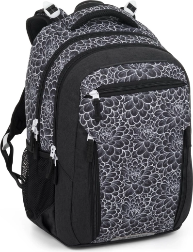 Bagmaster Porto zaino scolastico nero-bianco