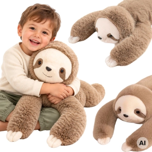 Bradipo di peluche sensoriale zavorrato WOOPIE 1 kg