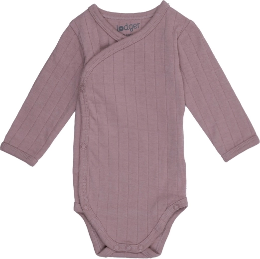 Body idrofilo Lodger a manica lunga Solid Rose taglia 80