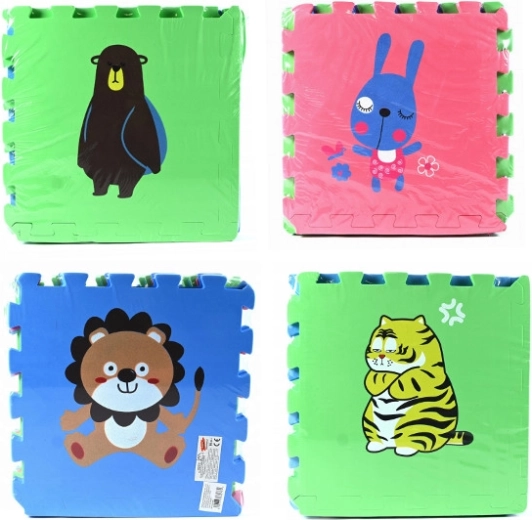 Tappetino in schiuma a puzzle 30 × 30 cm per bambini