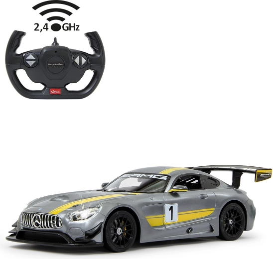 Auto RC Jamara Mercedes‑AMG GT3 performance 1:14 grigia 2,4 GHz