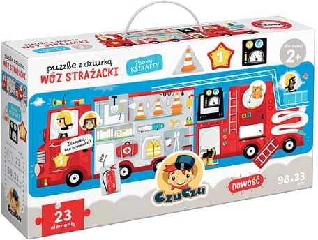 CzuCzu Puzzle con foro Camion dei pompieri