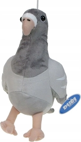 Peluche piccione grigio 24 cm