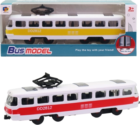 Tram tram 17 cm – modello realistico per bambini