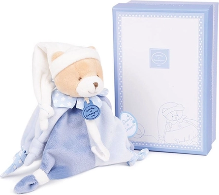 Set regalo Doudou - Orsetto con supporto per succhietto 17 cm