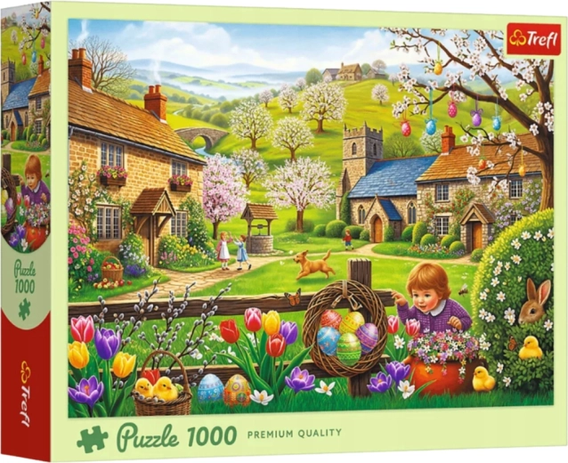 Puzzle 1000 pezzi Caccia alle uova di Pasqua Trefl