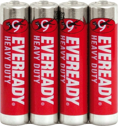 Energizer Eveready Heavy Duty Red AAA R03, 1,5 V – confezione da 4 pz