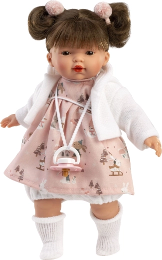 Llorens Vera bambola realistica parlante e piangente 33 cm