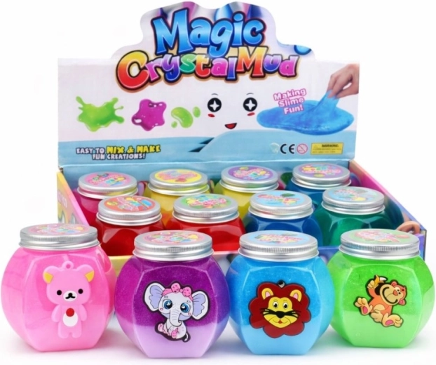 Slime con animaletto 9 cm