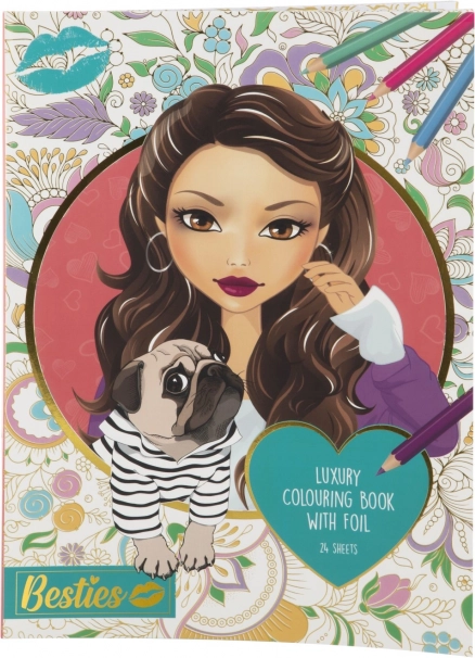 Set di disegni da colorare Luxury Besties A4