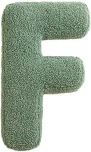 Mealini lettera peluche F verde - 1 pezzo
