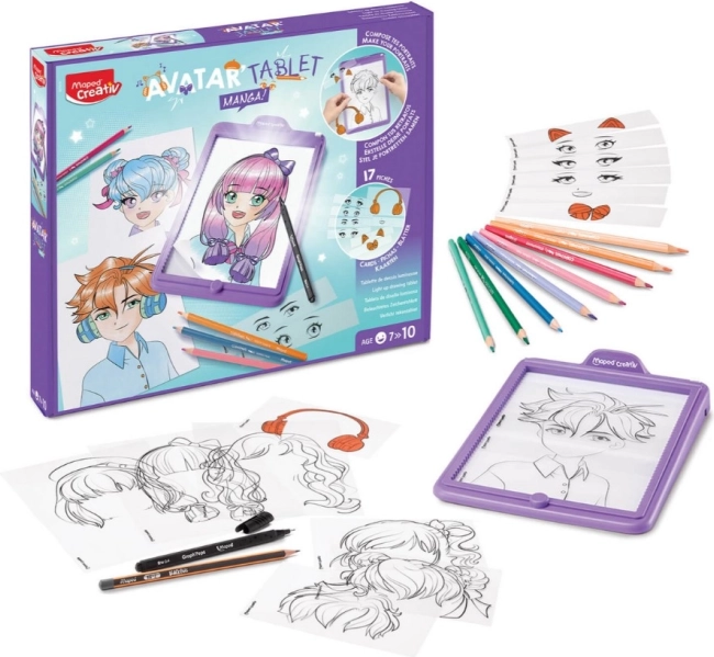 Tavoletta creativa per disegnare Maped Manga Avatar