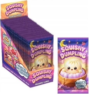 Carte collezionabili laminate Squishy Dumlings in bustina