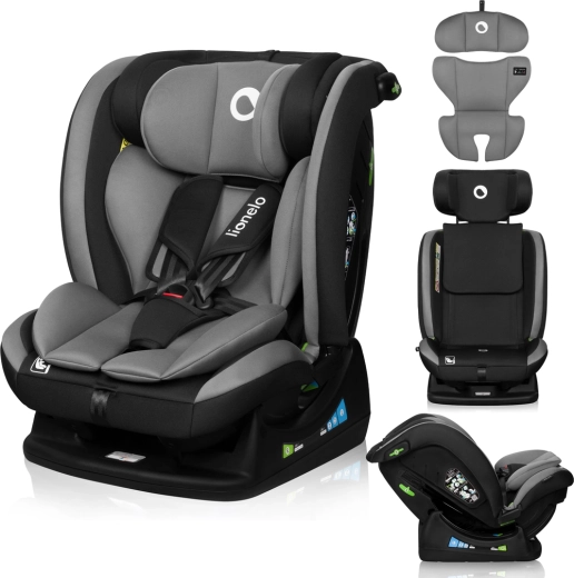 Lionelo Aart i-Size seggiolino auto 40–150 cm Grey Graphite