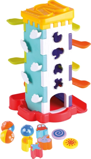 Torre motoria per bambini alta 35 cm