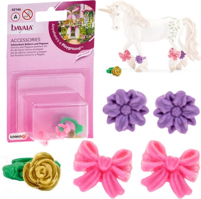 Schleich gioielli per unicorni e pegasus