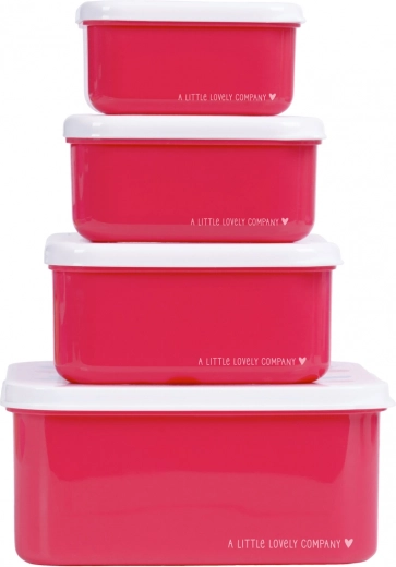 Set di quattro scatole per snack Ciliegia di A Little Lovely Company