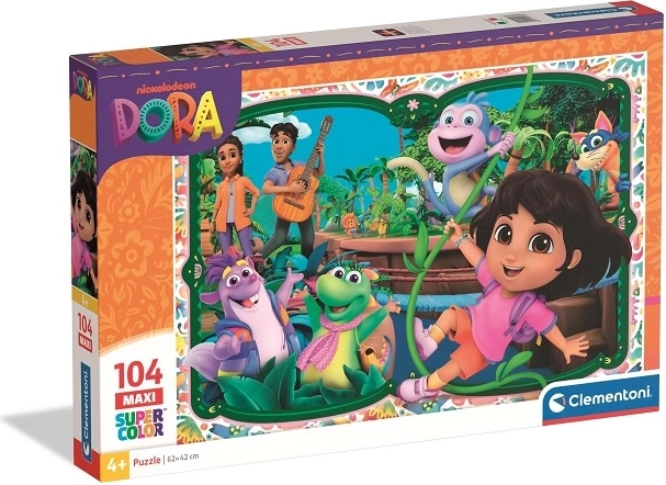 Clementoni maxi puzzle Dora SuperColor 104 pezzi