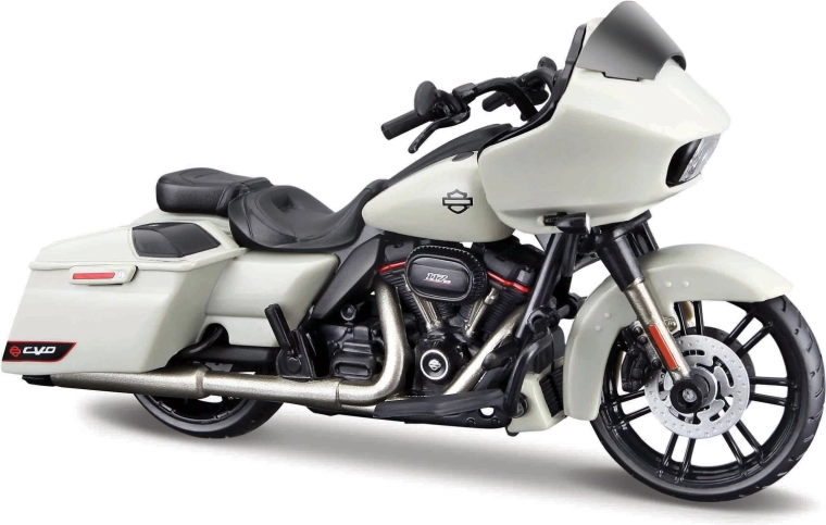 Maisto Harley-Davidson 2018 CVO Road Glide grigio-bianca 1:18