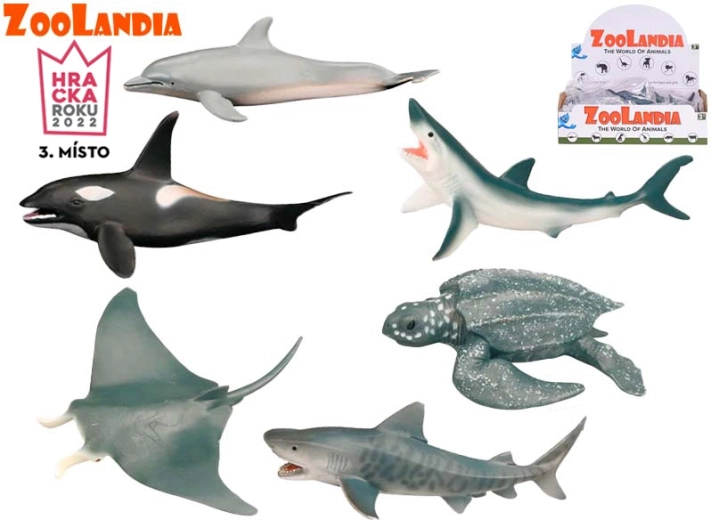 Zoolandia animali marini – set di figurine in plastica 8–15 cm