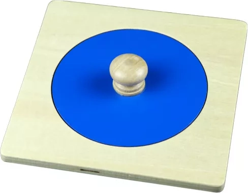 Puzzle di legno Montessori a forma di cerchio