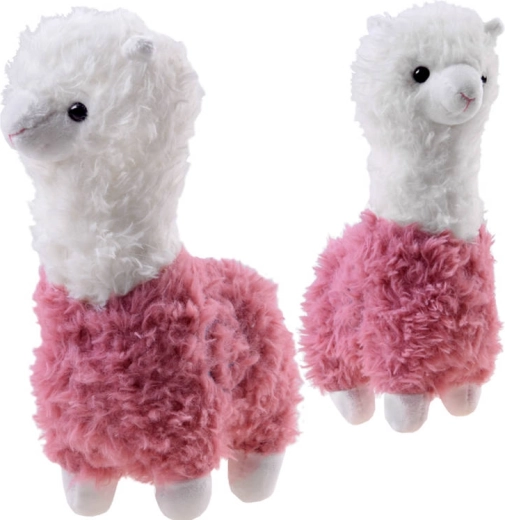 Alpaca di peluche – lama morbida 28 cm – Rosa