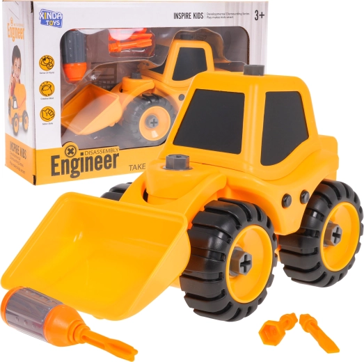 Betoniera da montare per bambini 3+ con cacciavite e 3 bit – Bulldozer