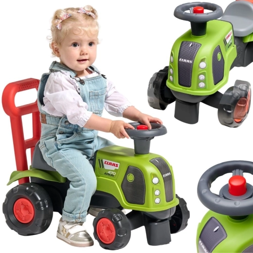 Macchinina cavalcabile e primi passi FALK Claas Arion 470 con volante sonoro