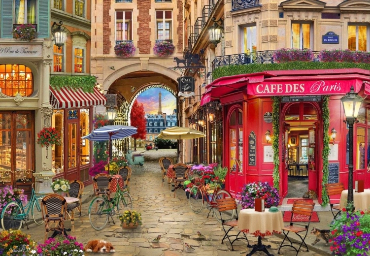 Puzzle Caffè di Parigi 1000 pezzi BLUEBIRD