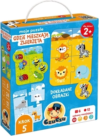 CzuCzu I miei puzzle Dove vivono gli animali