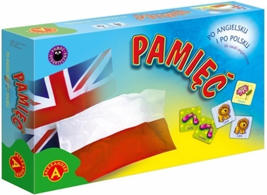 Gioco da tavolo educativo Pamięć Angielska