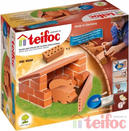 Kit da costruzione Teifoc casetta Pigs - 1 pezzo