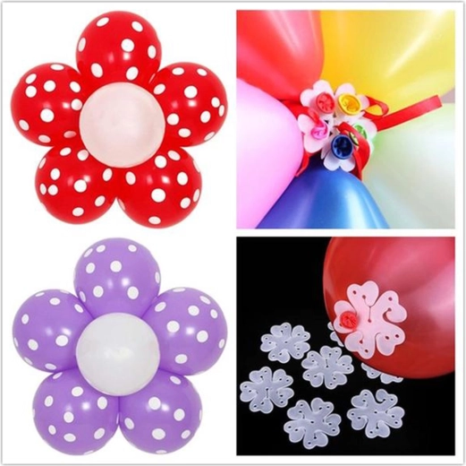 Supporti per palloncini in plastica TORO 6,5 cm, 10 pz