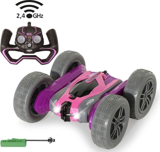 JAMARA SpinX auto RC acrobatica viola-rosa 2,4 GHz