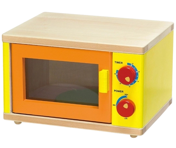 Forno a microonde in legno Babu per bambini