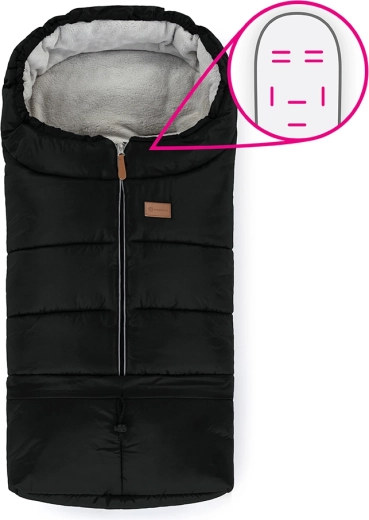 Sacco 3in1 PETITE&MARS Jibot Horizontal Ink Black