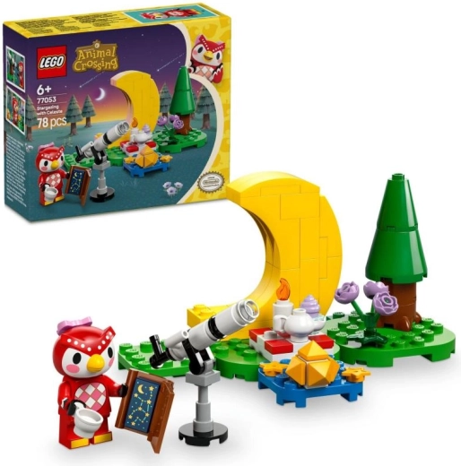 LEGO ANIMAL CROSSING osservazione delle stelle con Celeste