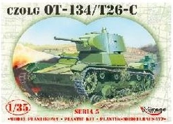 Kit di montaggio in plastica del carro armato OT-134 / T-26 Mirage Hobby
