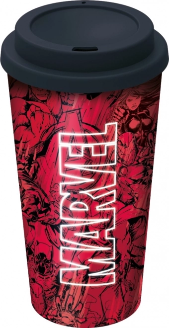 Tazza termica Marvel con ornamenti