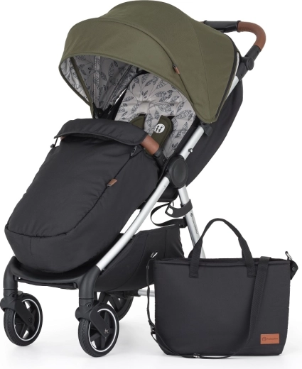 Passeggino sportivo Petite&Mars Royal3 silver mature olive