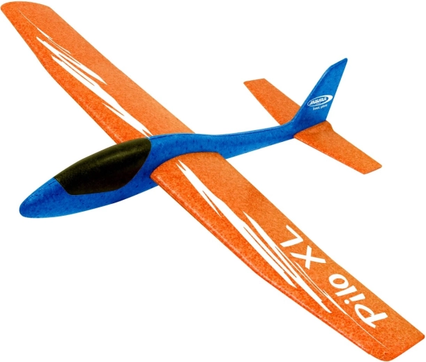 Jamara Pilo XL aliante da lancio in schiuma arancione-blu