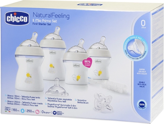 Chicco set di avvio per neonati Natural Feeling, neutro, 0m+