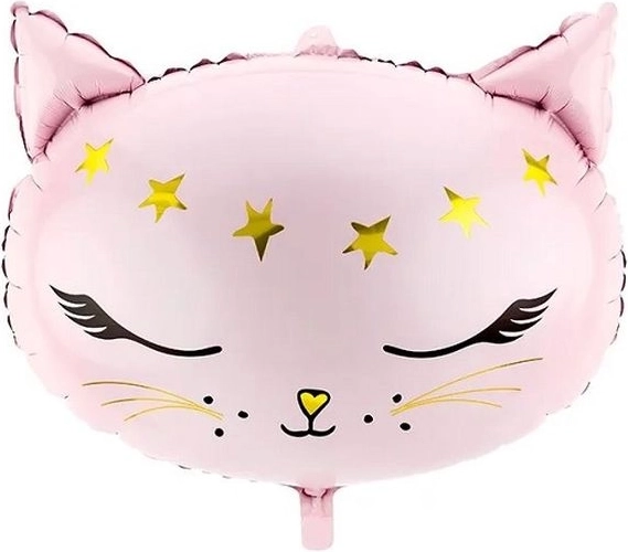 Palloncino in foil a forma di gattina 48 × 36 cm